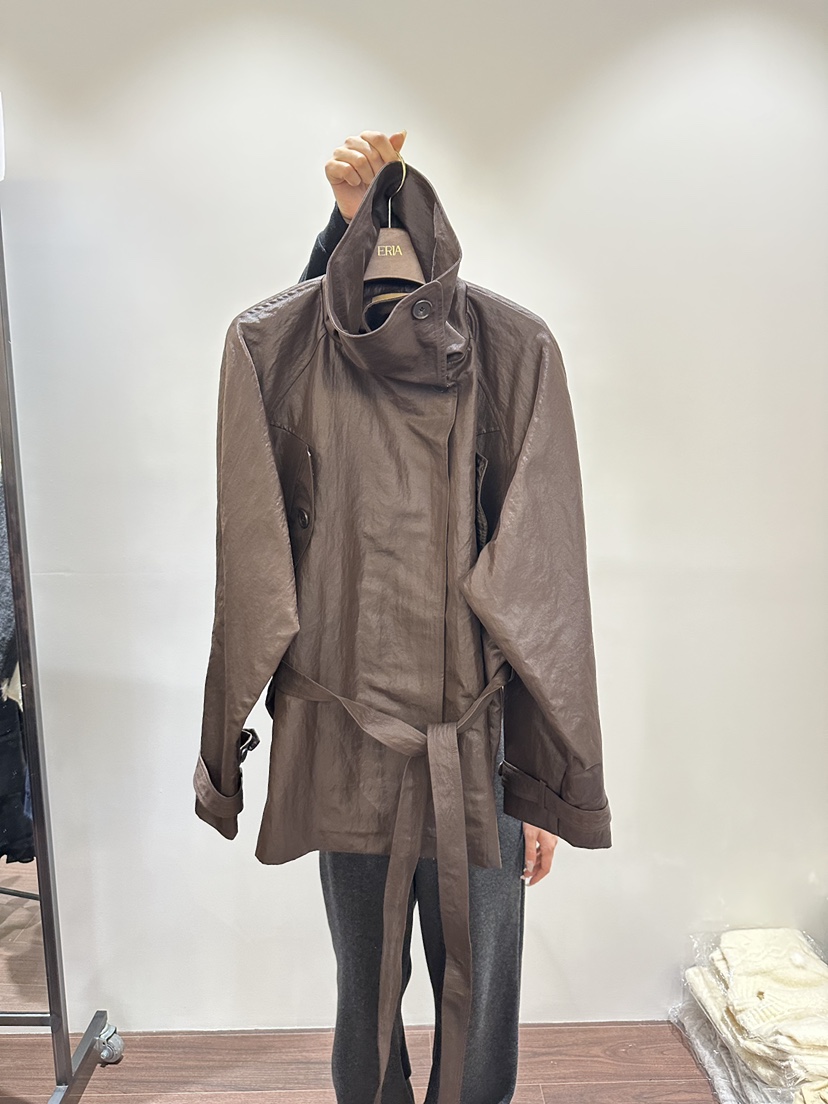 HUE/ERIA韓國直郵女裝新品人氣推薦熱賣真品26春夏夾克含腰帶HUE/ERIA夾克圖色1