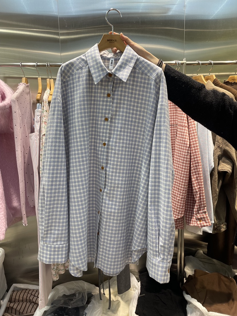 MENDL S東大門直郵女士新品26春夏時尚職業推薦襯衫蕾絲衫MENDL S襯衫/蕾絲衫圖色2