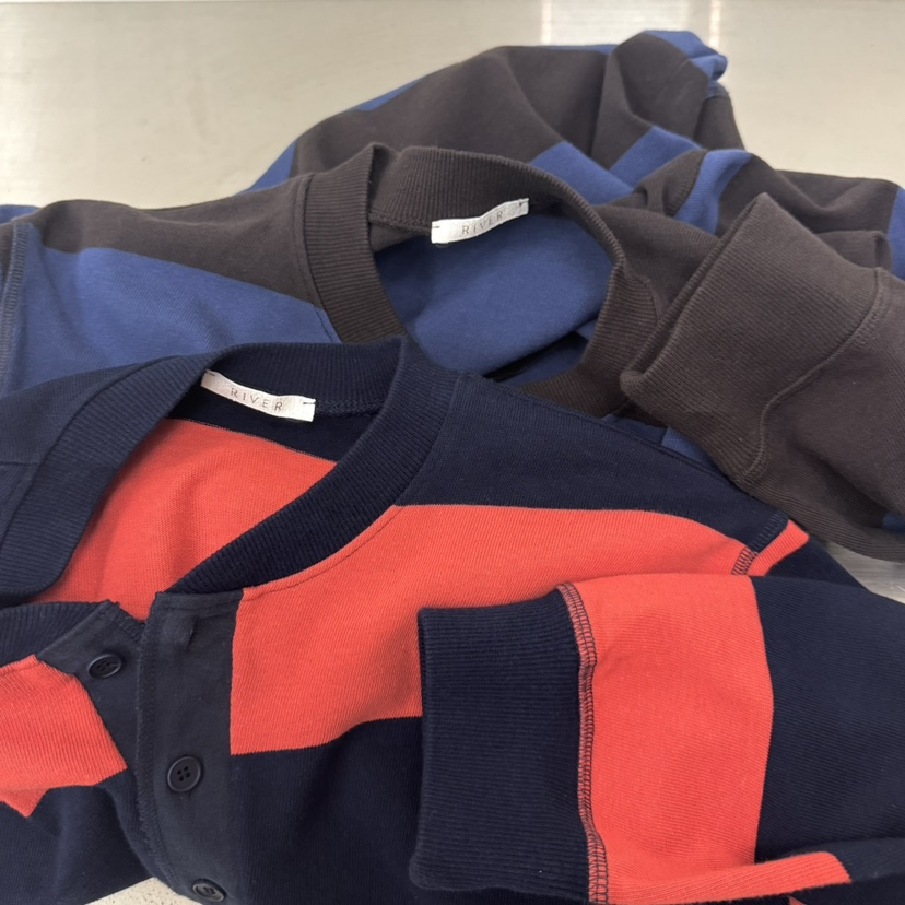 RIVER東大門直郵女裝新款休閑推薦人氣熱賣真品26春夏衛衣紐扣WATER/RIVER衛衣