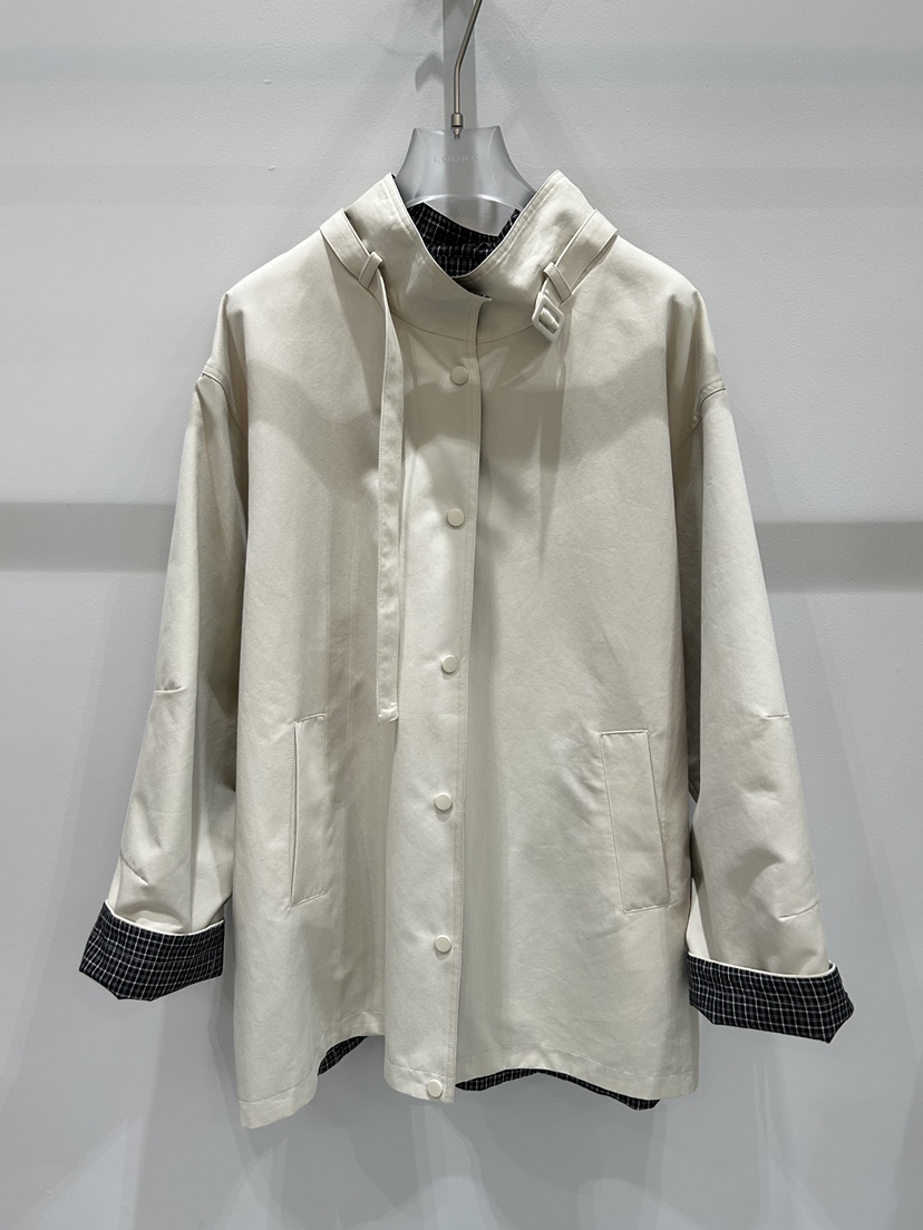 LOOKK/MIMME東大門直郵女裝新款推薦休閑夾克含脖帶腰帶LOOKK/MIMME夾克圖色1