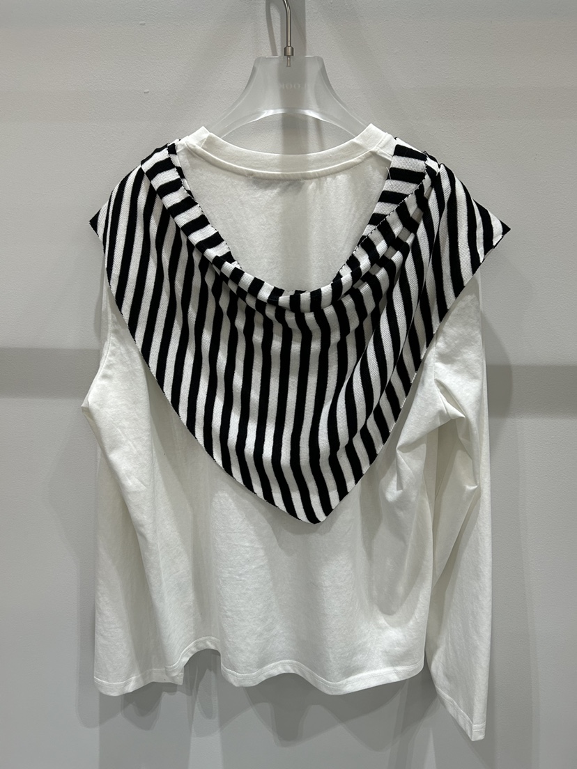 LOOKK/MIMME東大門代購女裝新品熱賣推薦時尚長袖T恤含圍巾LOOKK/MIMME長袖T恤