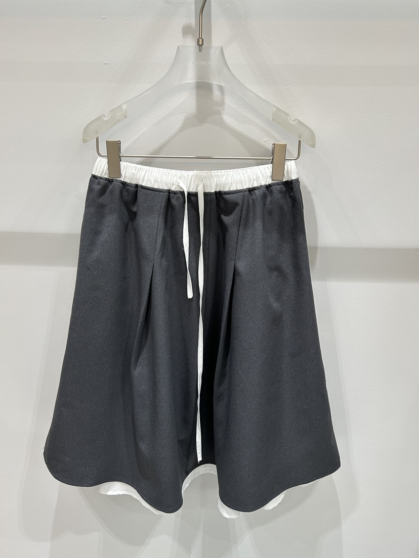 LOOKK/MIMME韓國代購女士新款熱賣人氣時尚休閑26春夏短褲LOOKK/MIMME短褲圖色1灰色