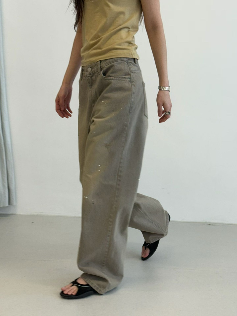 MINIMUZE韓國代購女士新品職業休閑熱賣時尚26春夏牛仔褲MINIMUZE牛仔褲