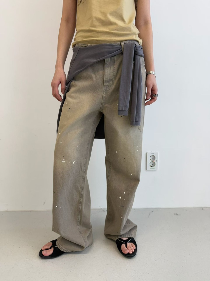 MINIMUZE韓國代購女士新品職業休閑熱賣時尚26春夏牛仔褲MINIMUZE牛仔褲