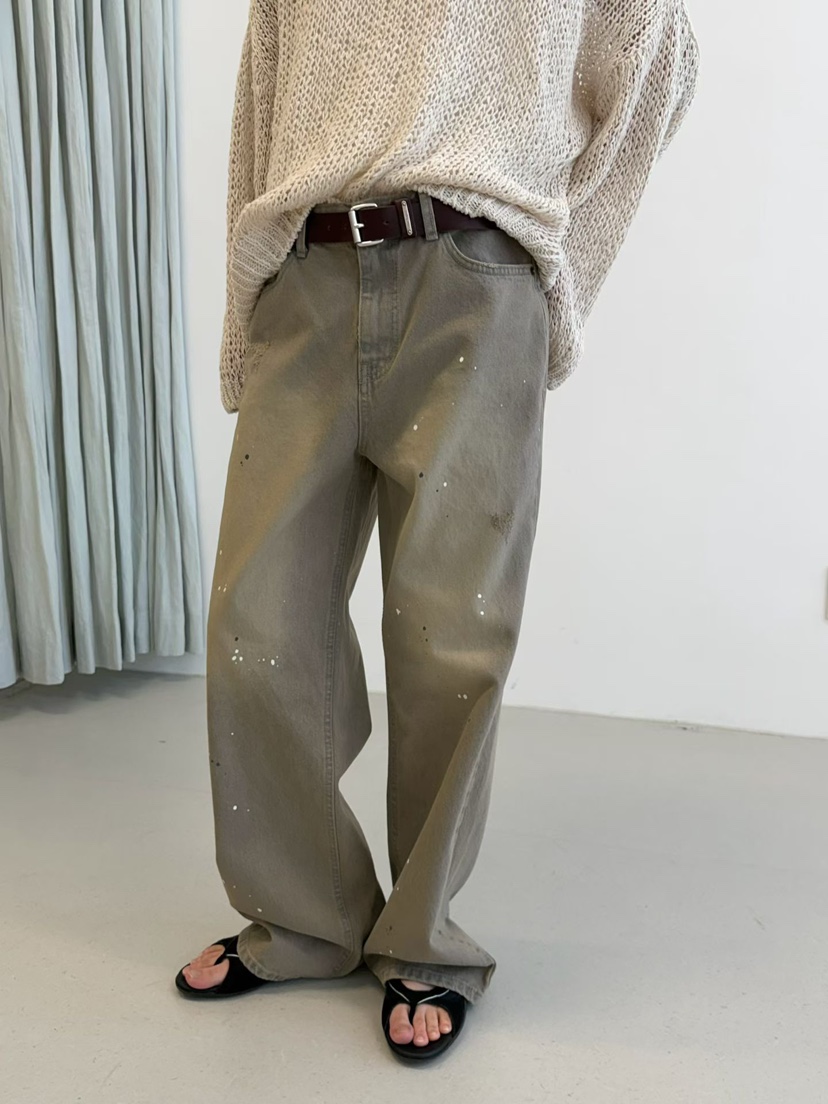 MINIMUZE韓國代購女士新品職業休閑熱賣時尚26春夏牛仔褲MINIMUZE牛仔褲