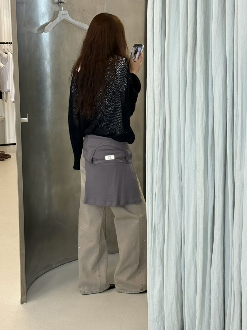 MINIMUZE韓國代購女士新品職業休閑熱賣時尚26春夏牛仔褲MINIMUZE牛仔褲