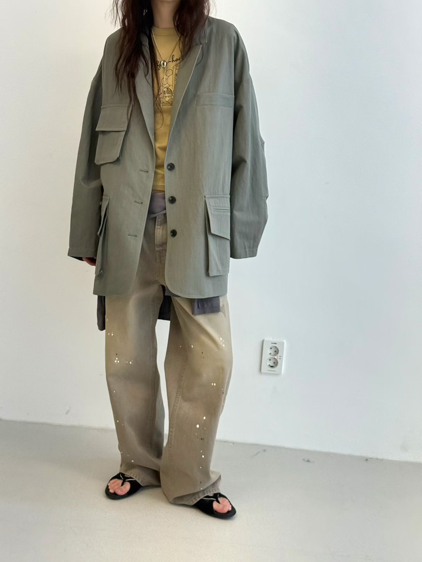 MINIMUZE韓國代購女士新品職業休閑熱賣時尚26春夏牛仔褲MINIMUZE牛仔褲