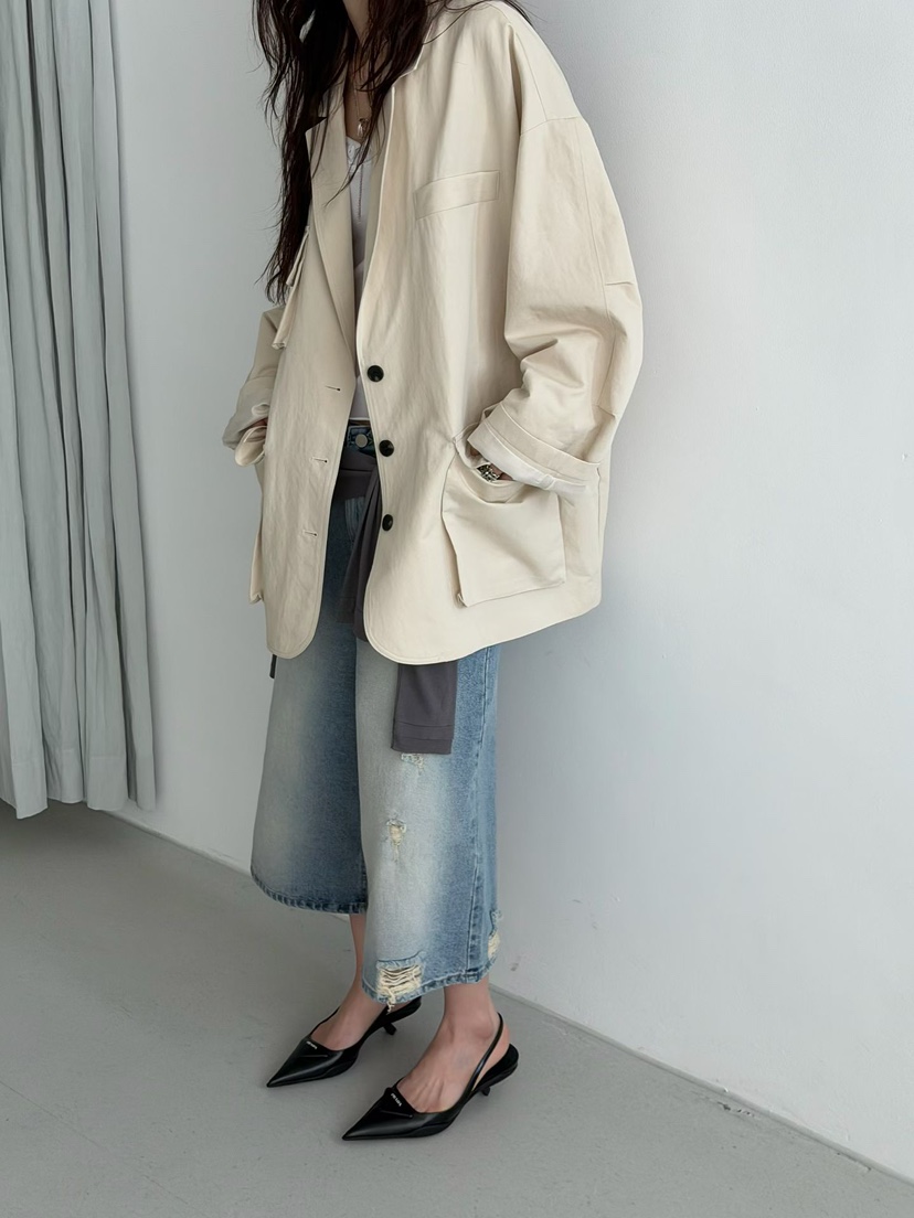 MINIMUZE韓國代購女士新款推薦真品人氣時尚休閑職業夾克MINIMUZE夾克