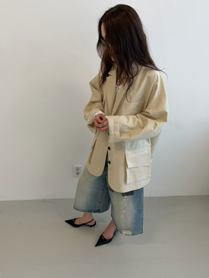 MINIMUZE韓國代購女士新款推薦真品人氣時尚休閑職業夾克MINIMUZE夾克