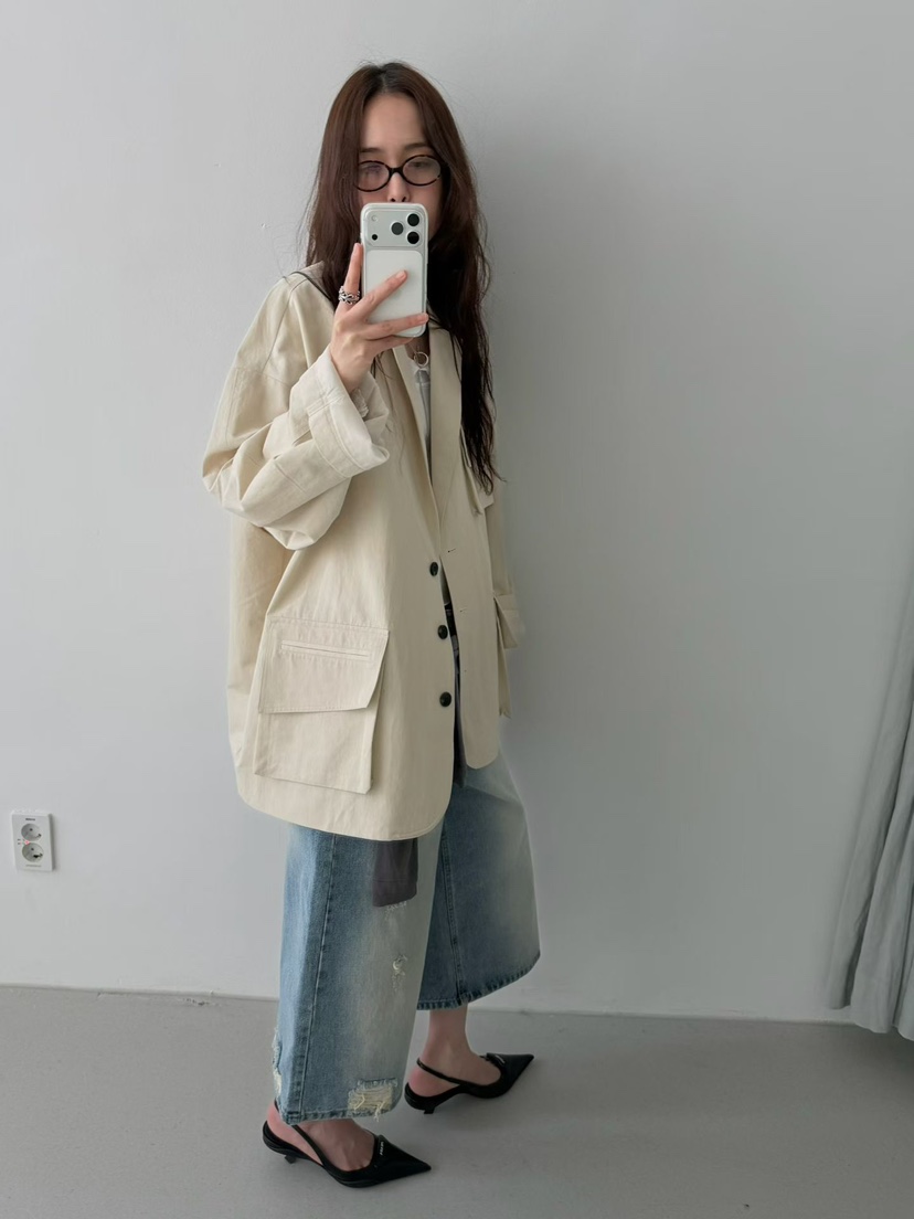 MINIMUZE韓國代購女士新款推薦真品人氣時尚休閑職業夾克MINIMUZE夾克