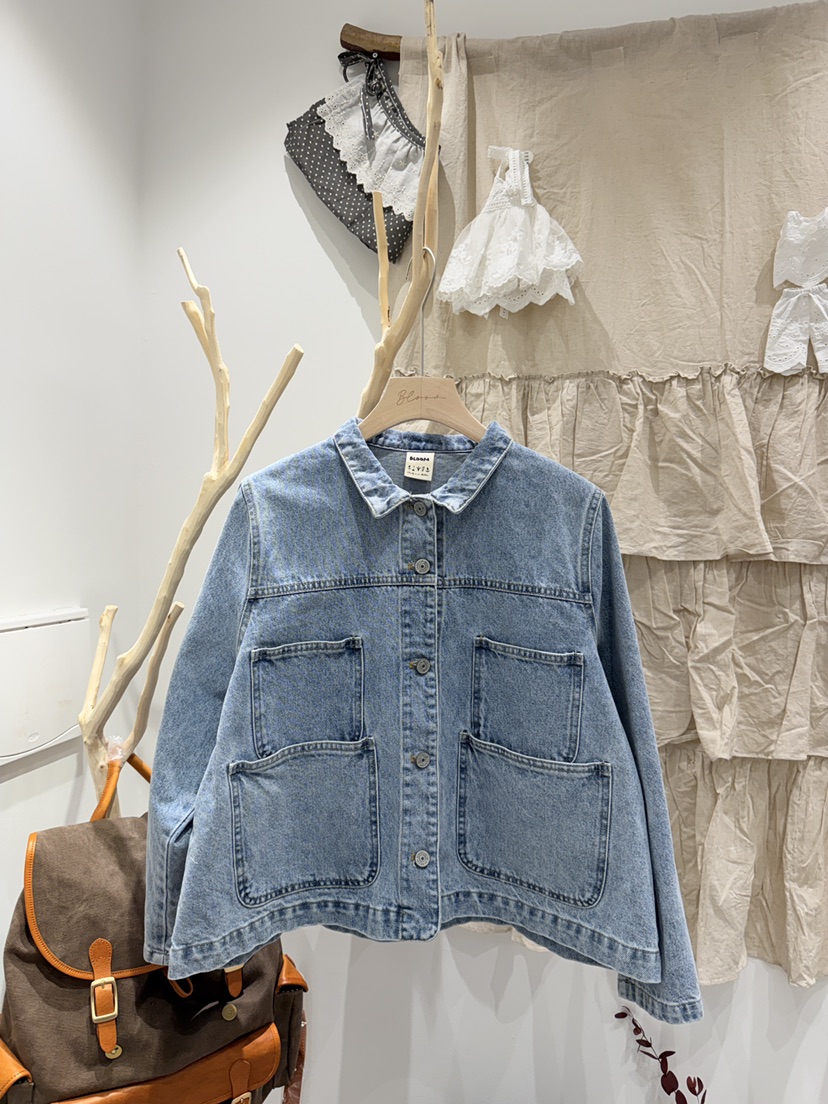 BLOOM韓國直郵女裝新品時尚真品熱賣人氣職業推薦夾克口袋BLOOM-S夾克圖色1