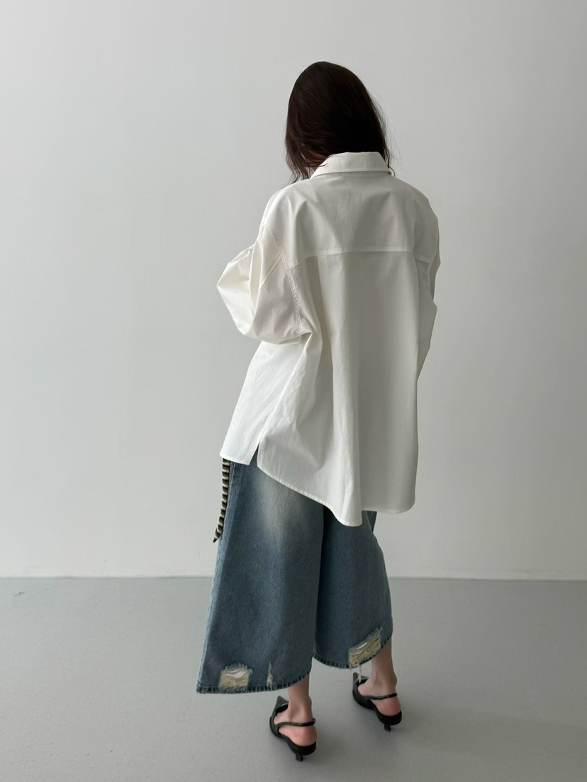 MINIMUZE東大門實拍女士新款熱賣26春夏真品休閑襯衫蕾絲衫MINIMUZE襯衫/蕾絲衫