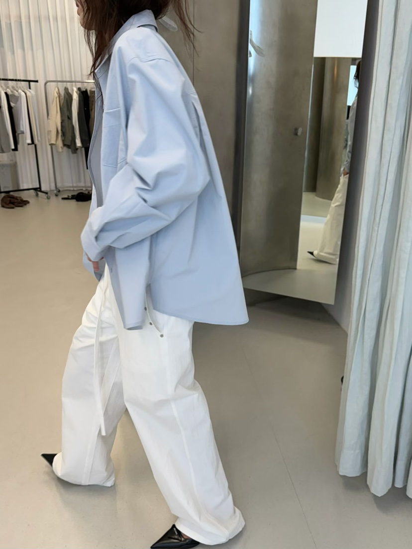 MINIMUZE東大門實拍女士新款熱賣26春夏真品休閑襯衫蕾絲衫MINIMUZE襯衫/蕾絲衫