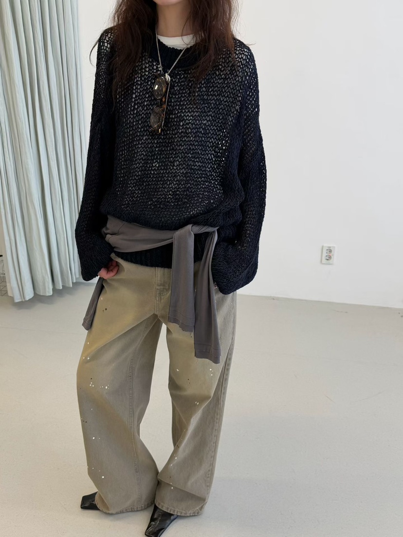 MINIMUZE東大門實拍女士新品時尚熱賣真品推薦人氣26春夏毛衣MINIMUZE毛衣