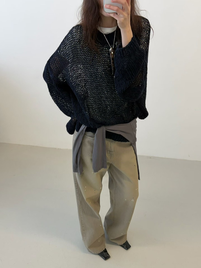 MINIMUZE東大門實拍女士新品時尚熱賣真品推薦人氣26春夏毛衣MINIMUZE毛衣