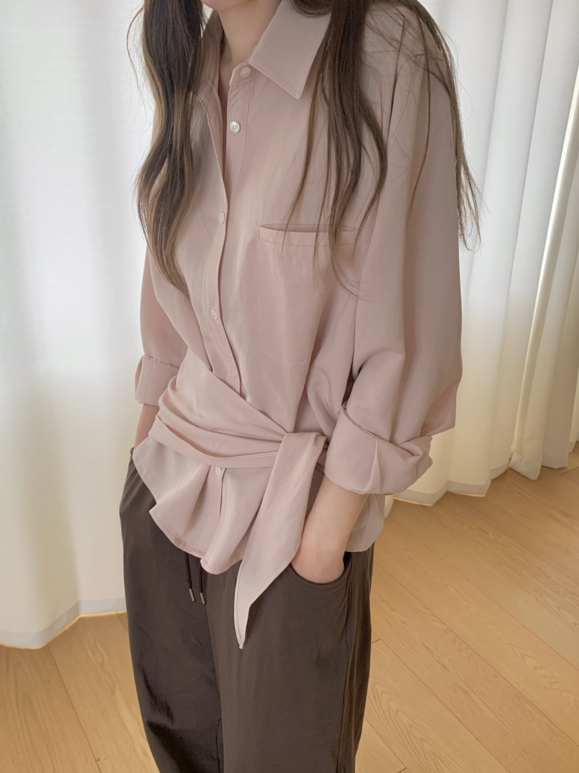 LEGACY韓國代購女士新款人氣推薦真品時尚襯衫蕾絲衫含圍巾LEGACY襯衫/蕾絲衫