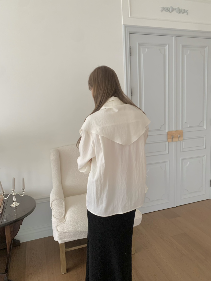 LEGACY韓國代購女士新款人氣推薦真品時尚襯衫蕾絲衫含圍巾LEGACY襯衫/蕾絲衫