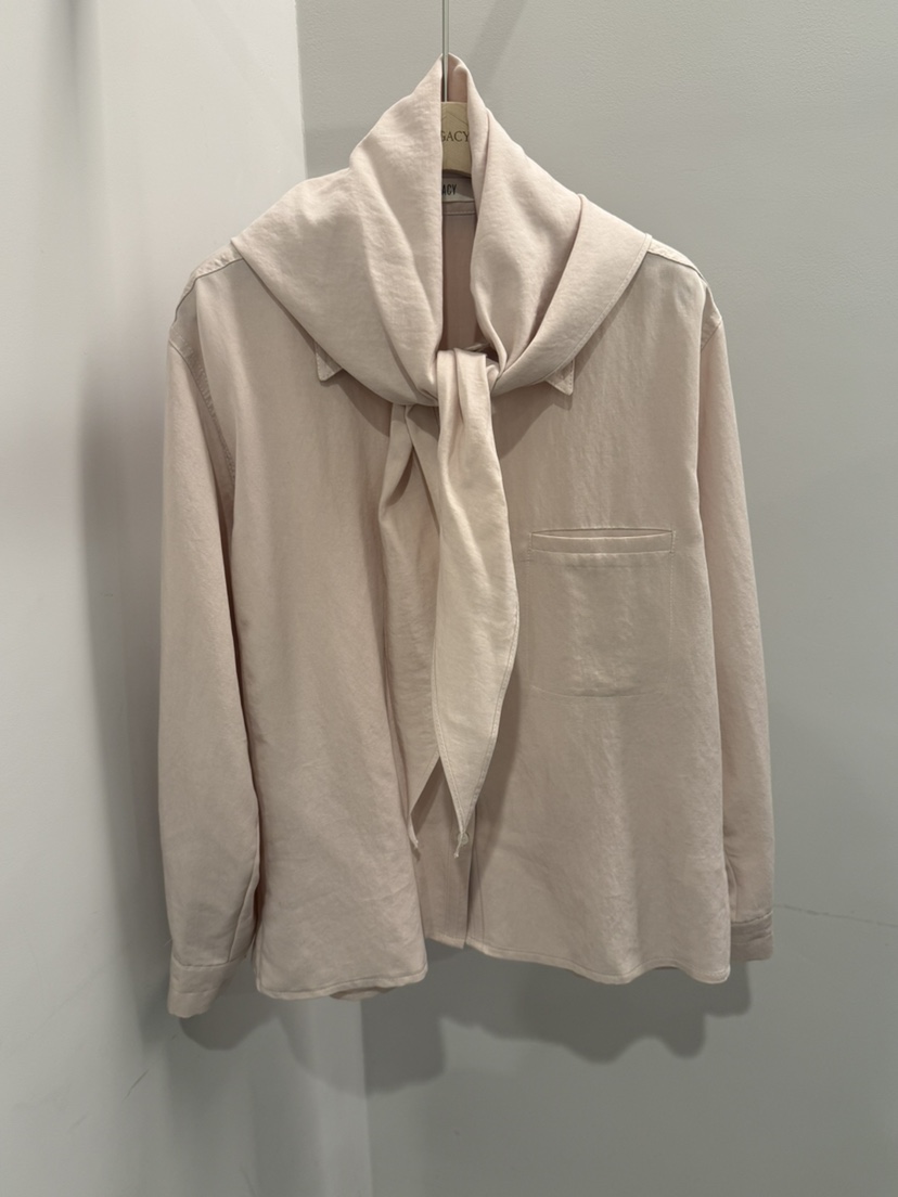 LEGACY韓國代購女士新款人氣推薦真品時尚襯衫蕾絲衫含圍巾LEGACY襯衫/蕾絲衫圖色1