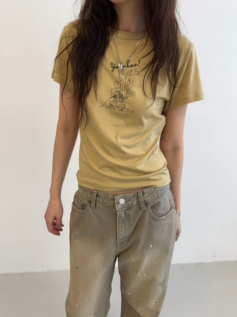 MINIMUZE韓國代購女士新款熱賣26春夏時尚真品推薦T恤迷你包MINIMUZET恤