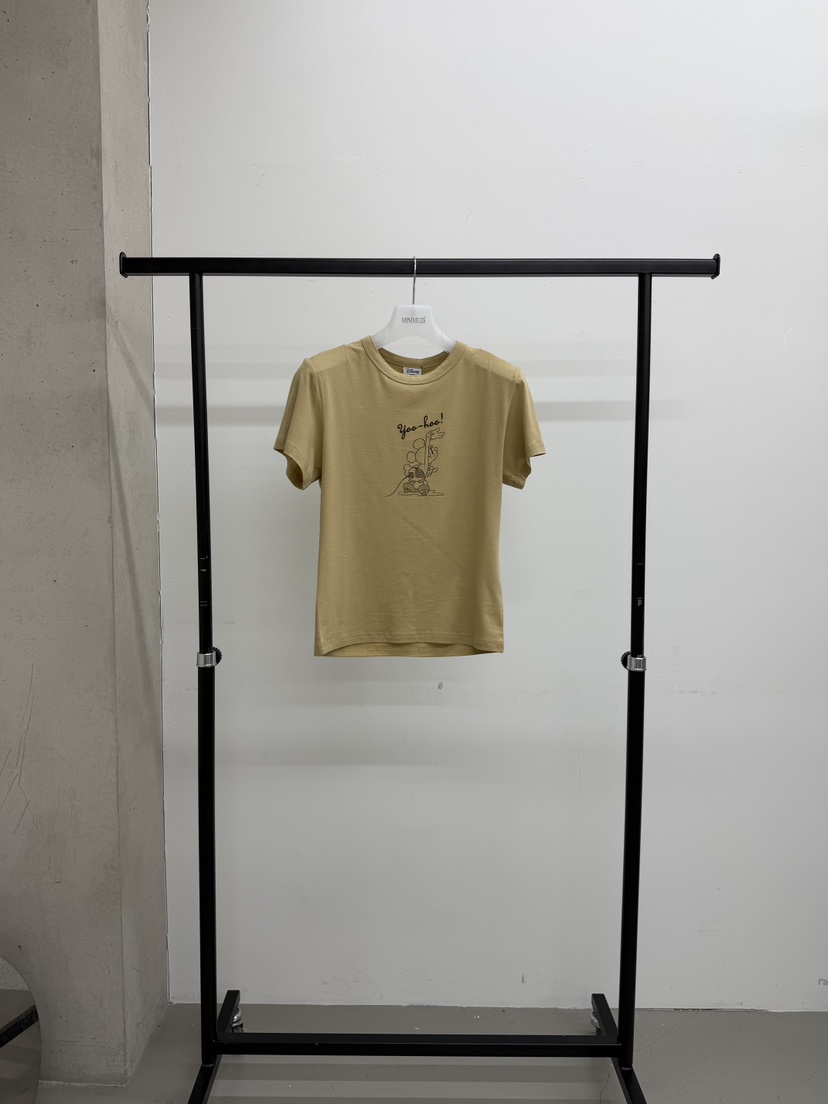 MINIMUZE韓國代購女士新款熱賣26春夏時尚真品推薦T恤迷你包MINIMUZET恤圖色2