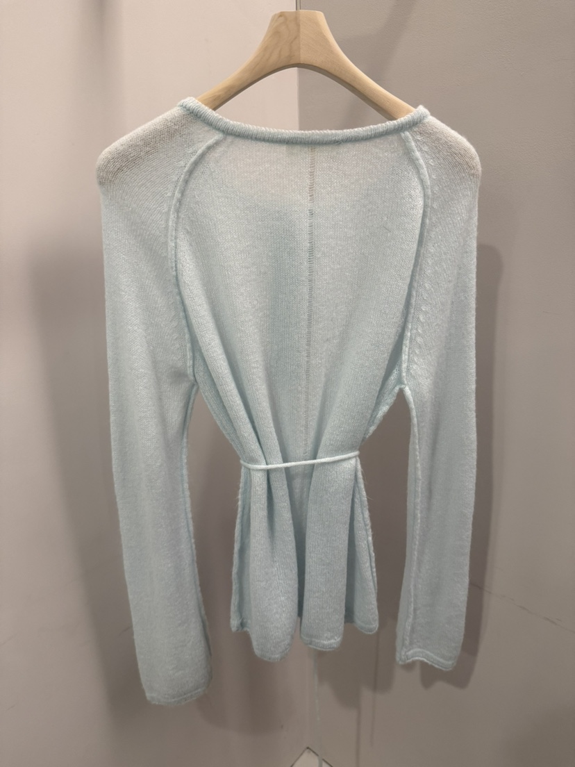 LEGACY韓國代購女士新品26春夏推薦真品針織衫含腰繩馬海毛LEGACY針織衫