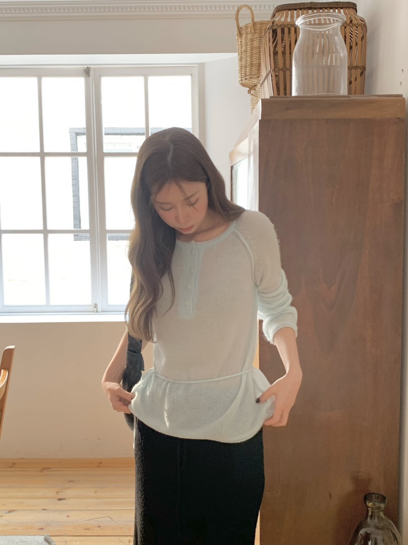 LEGACY韓國代購女士新品26春夏推薦真品針織衫含腰繩馬海毛LEGACY針織衫