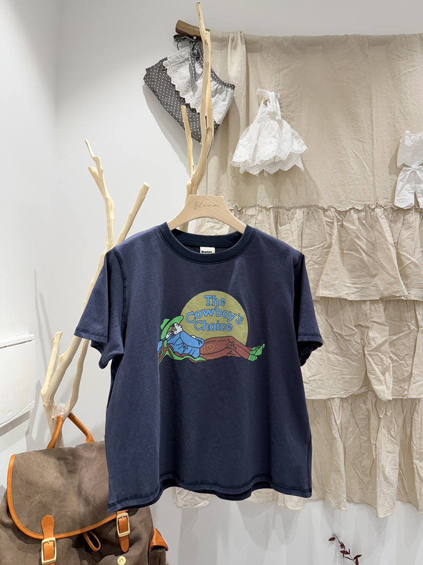 BLOOM韓國直郵女裝新品26春夏熱賣休閑人氣推薦職業真品T恤BLOOM-ST恤圖色1