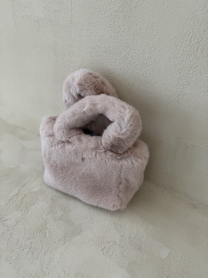 LAUNDRY韓國直郵女裝新款推薦真品休閑時尚26春夏手提包毛絨LAUNDRY手提包