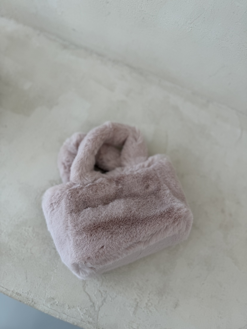 LAUNDRY韓國直郵女裝新款推薦真品休閑時尚26春夏手提包毛絨LAUNDRY手提包