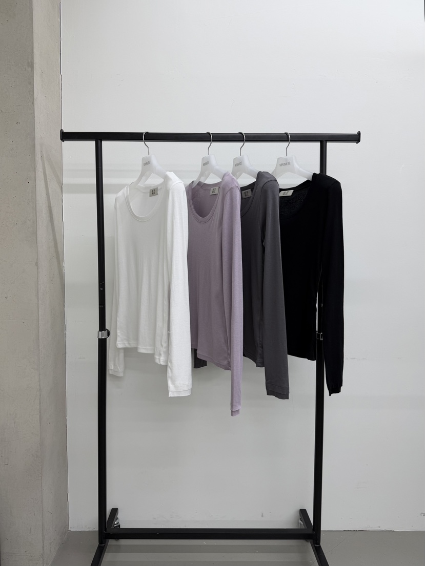 MINIMUZE韓國直郵女裝新款真品推薦休閑26春夏時尚長袖T恤MINIMUZE長袖T恤