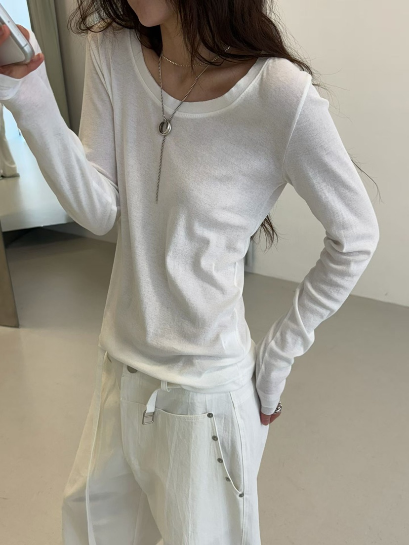 MINIMUZE韓國直郵女裝新款真品推薦休閑26春夏時尚長袖T恤MINIMUZE長袖T恤