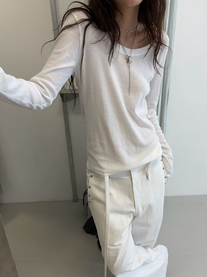 MINIMUZE韓國直郵女裝新款真品推薦休閑26春夏時尚長袖T恤MINIMUZE長袖T恤