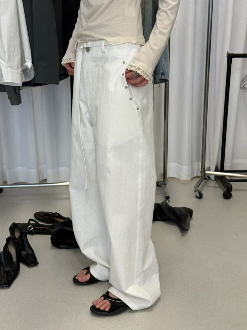 MINIMUZE東大門代購女裝新款時尚推薦26春夏休閑褲含腰帶MINIMUZE休閑褲