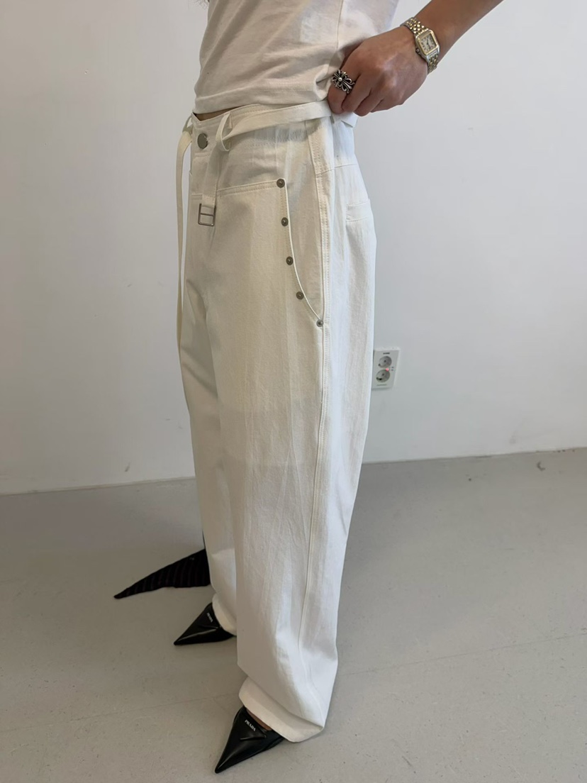 MINIMUZE東大門代購女裝新款時尚推薦26春夏休閑褲含腰帶MINIMUZE休閑褲