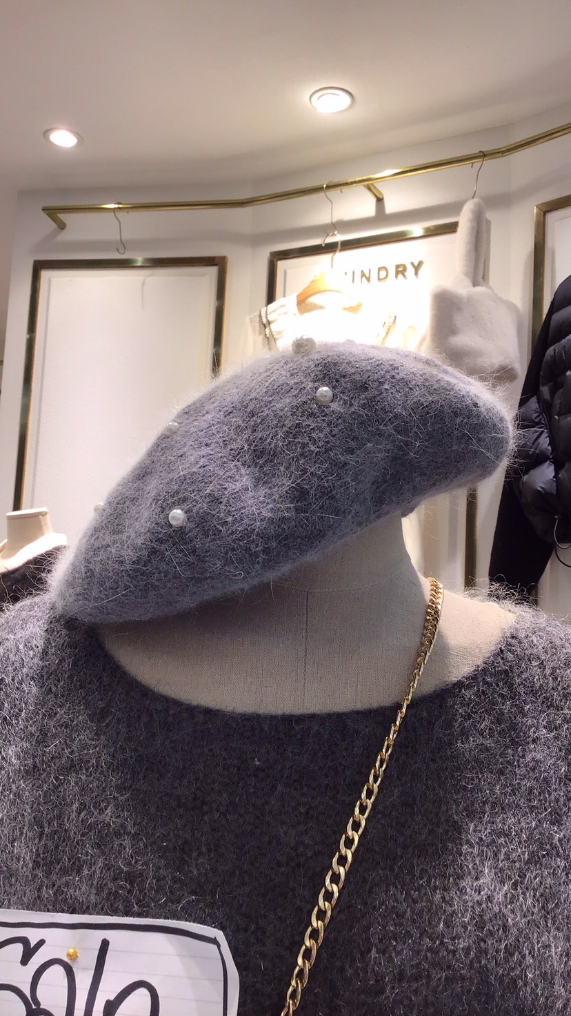 LAUNDRY東大門實拍女裝新款26春夏真品休閑熱賣職業帽子貝雷LAUNDRY帽子