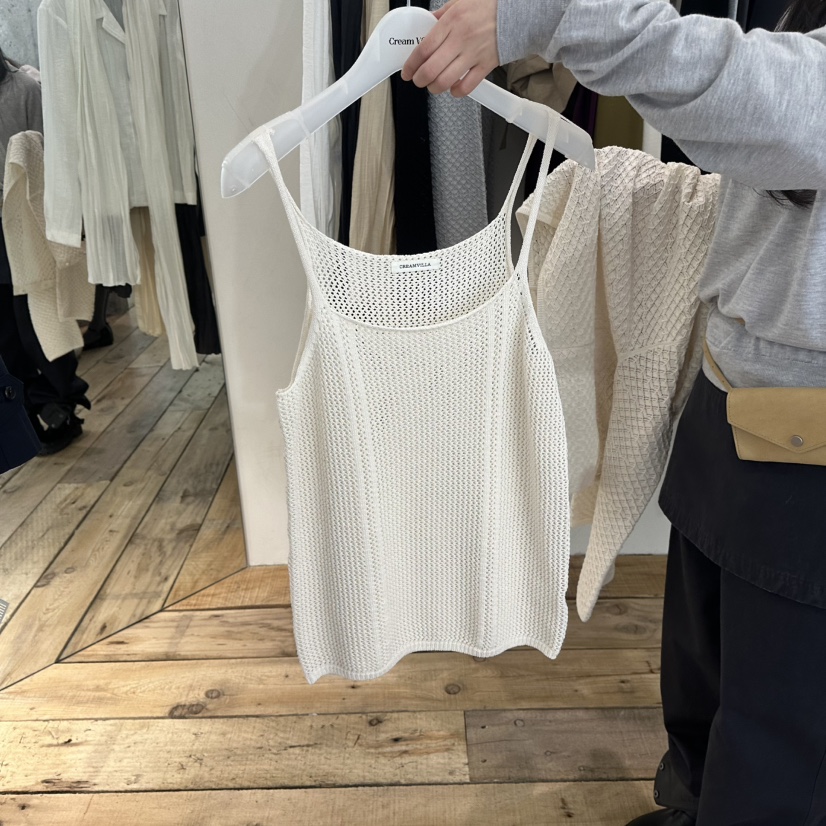 CREAM VILLA東大門實拍女裝新款真品吊帶背心CREAMVILLA吊帶/背心圖色1