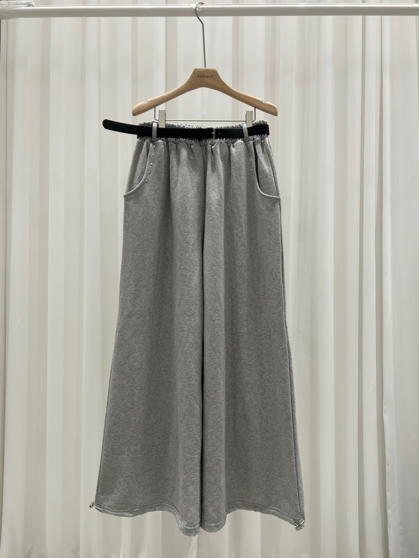 IF YOU SAY SO/PLUM-Q東大門實拍女裝新品職業休閑褲含腰帶IF YOU SAY SO/PLUM-Q休閑褲圖色1