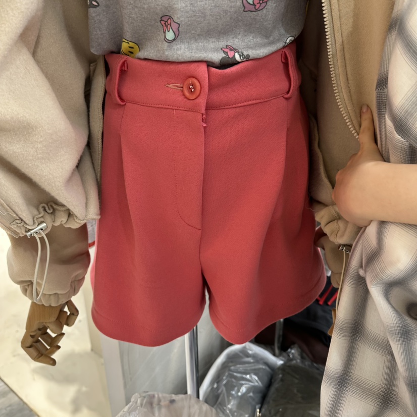 DE LINE韓國直郵女士新品人氣時尚真品職業熱賣短褲褶裥DE LINE短褲圖色1
