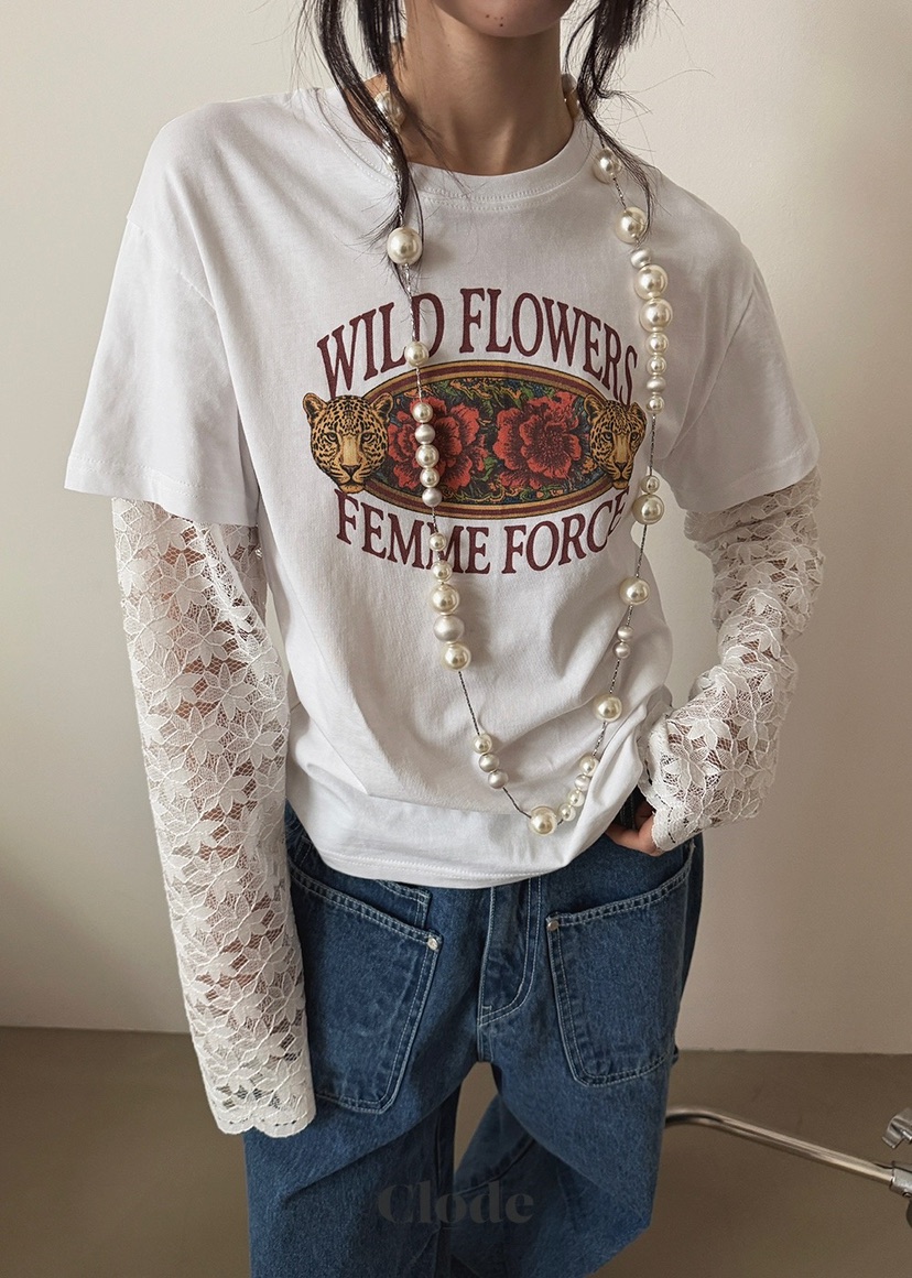 CLODE東大門代購女裝新款熱賣推薦人氣職業真品長袖T恤套裝CLODE長袖T恤圖色1