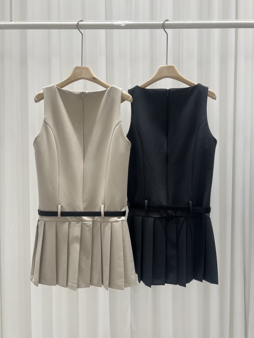 IF YOU SAY SO/PLUM-Q韓國直郵女裝新品職業連衣裙含腰帶IF YOU SAY SO/PLUM-Q連衣裙