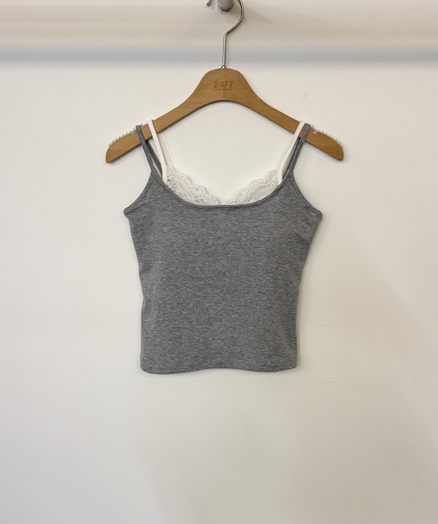 TWENTY FOUR SEVEN24-7東大門實拍女士新品休閑吊帶背心蕾絲TEWNTY FOUR SEVEN24-7吊帶/背心圖色2
