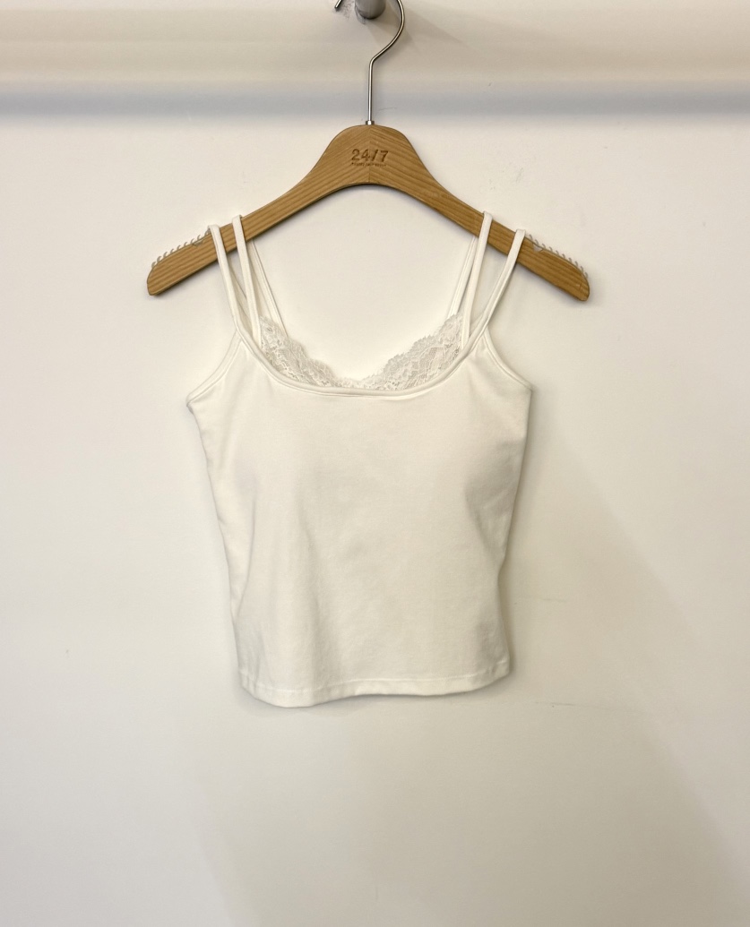 TWENTY FOUR SEVEN24-7東大門實拍女士新品休閑吊帶背心蕾絲TEWNTY FOUR SEVEN24-7吊帶/背心圖色5