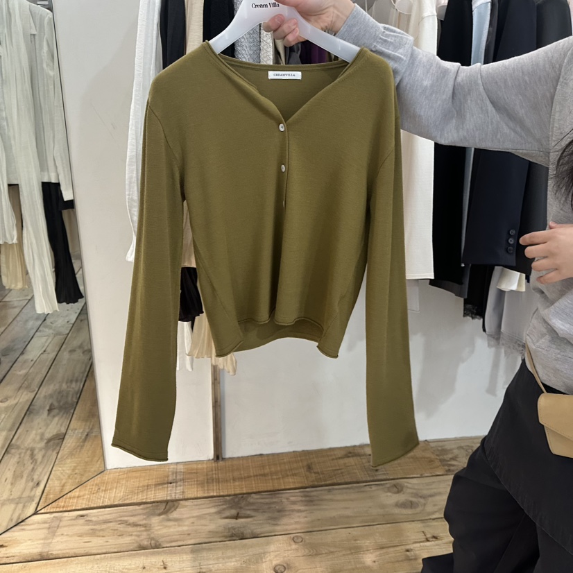 CREAM VILLA韓國直郵女裝新品時尚針織衫CREAMVILLA針織衫圖色4