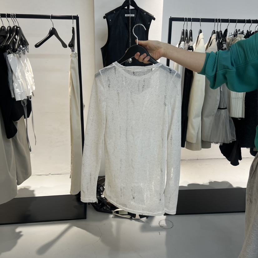 NEU ADULT韓國直郵女裝新品真品26春夏休閑人氣時尚針織衫NEU ADULT針織衫