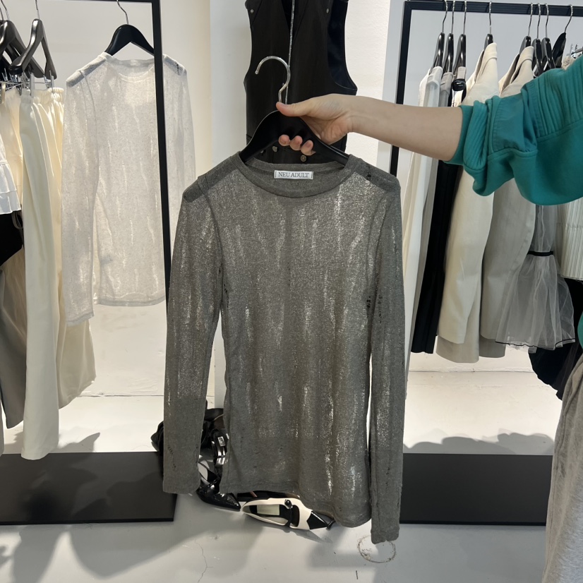 NEU ADULT韓國直郵女裝新品真品26春夏休閑人氣時尚針織衫NEU ADULT針織衫圖色2