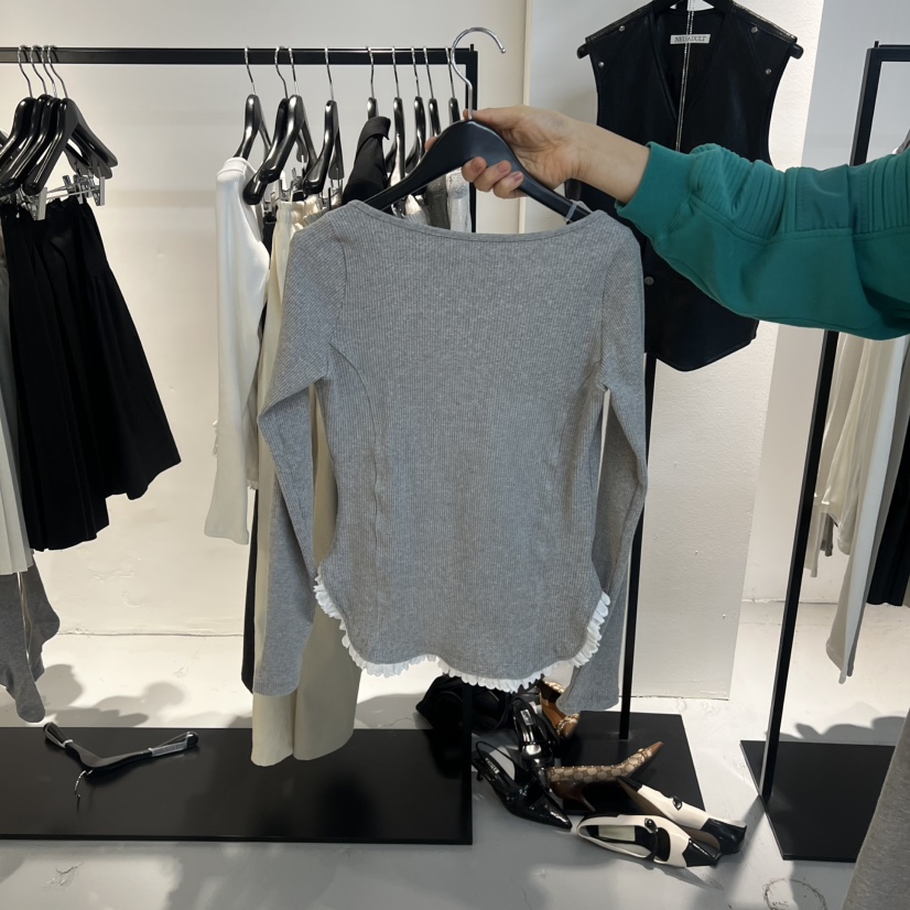 NEU ADULT東大門代購女裝新品人氣推薦真品時尚長袖T恤圓領NEU ADULT長袖T恤