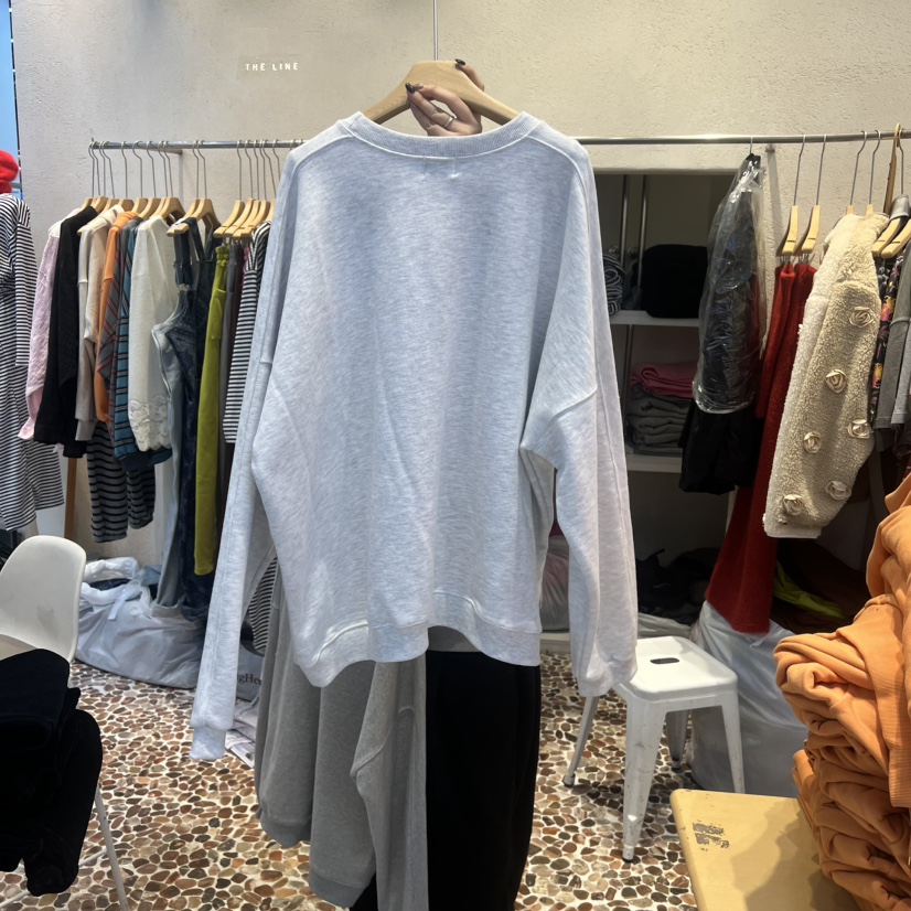 THE LINE-Q韓國代購女士新款職業26春夏真品熱賣人氣衛衣THE LINE-Q衛衣