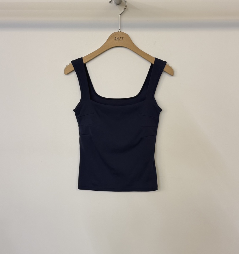 TWENTY FOUR SEVEN24-7韓國代購女裝新品熱賣吊帶背心TEWNTY FOUR SEVEN24-7吊帶/背心圖色3深藍色