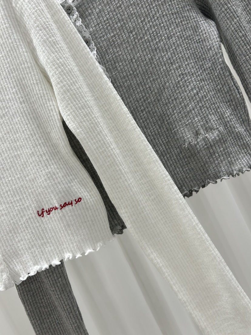 IF YOU SAY SO/PLUM-Q韓國代購女士新品職業針織衫蕾絲IF YOU SAY SO/PLUM-Q針織衫