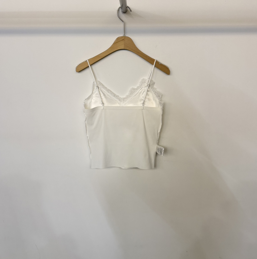 TWENTY FOUR SEVEN24-7韓國代購女裝新品推薦吊帶背心蕾絲緞面TEWNTY FOUR SEVEN24-7吊帶/背心